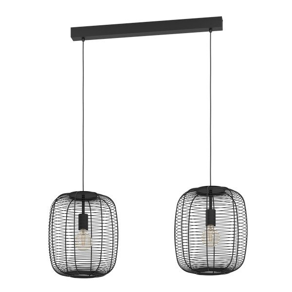 Eglo Rinroe fekete függesztett lámpa (EG-43966) E27 2 izzós IP20