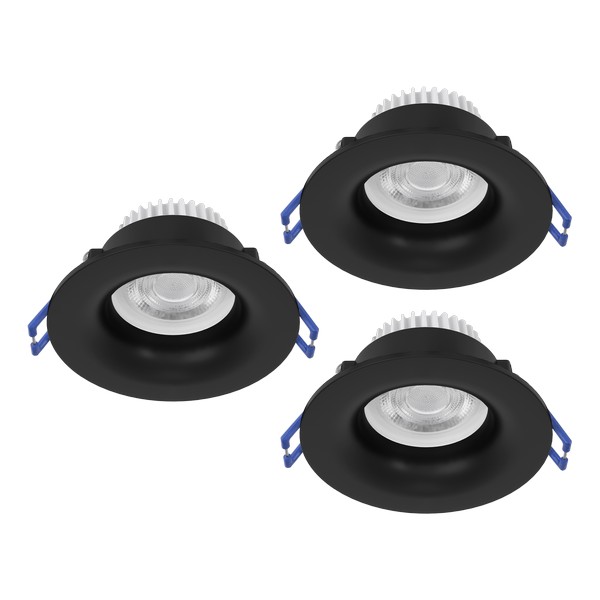 Eglo Salabate fekete fürdőszobai LED mennyezetbe építhető lámpa szett (EG-902274) LED 3 izzós IP65 Eglo Salabate fekete fürdőszobai LED mennyezetbe építhető lámpa szett (EG-902274) LED 3 izzós IP65