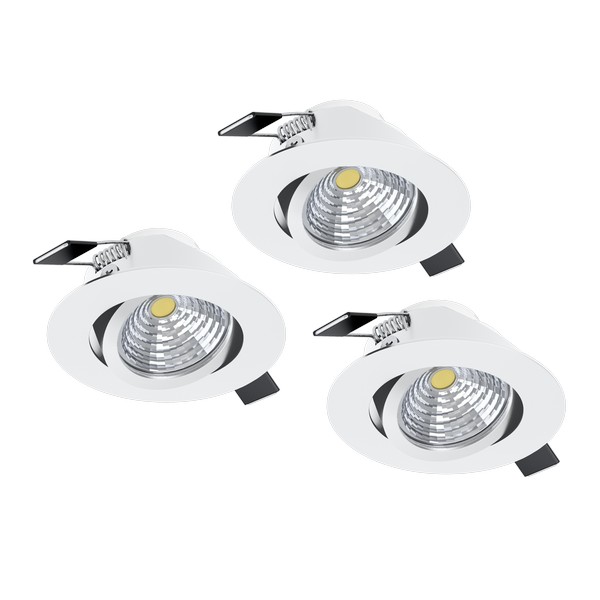 Eglo Saliceto fehér LED mennyezetbe építhető lámpa szett (EG-33391) LED 3 izzós IP20 Eglo Saliceto fehér LED mennyezetbe építhető lámpa szett (EG-33391) LED 3 izzós IP20