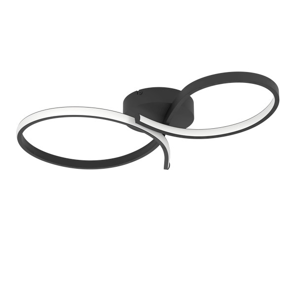 Eglo Serpins fekete LED mennyezeti lámpa (EG-901266) LED 1 izzós IP20