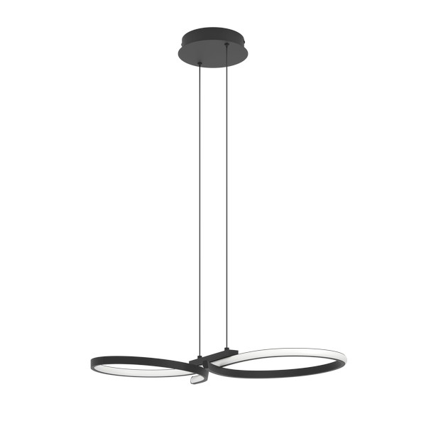 Eglo Serpins fekete LED függesztett lámpa (EG-901267) LED 1 izzós IP20