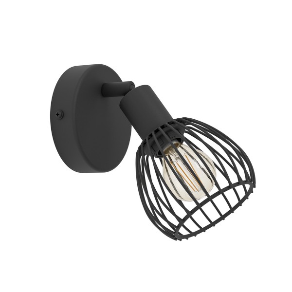 Eglo Sonnino fekete fali spotlámpa (EG-901038) E14 1 izzós IP20 Eglo Sonnino fekete fali spotlámpa (EG-901038) E14 1 izzós IP20