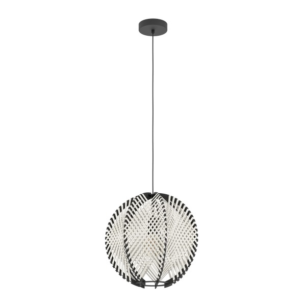 Eglo Waverton fekete függesztett lámpa (EG-44005) E27 1 izzós IP20 Eglo Waverton fekete függesztett lámpa (EG-44005) E27 1 izzós IP20