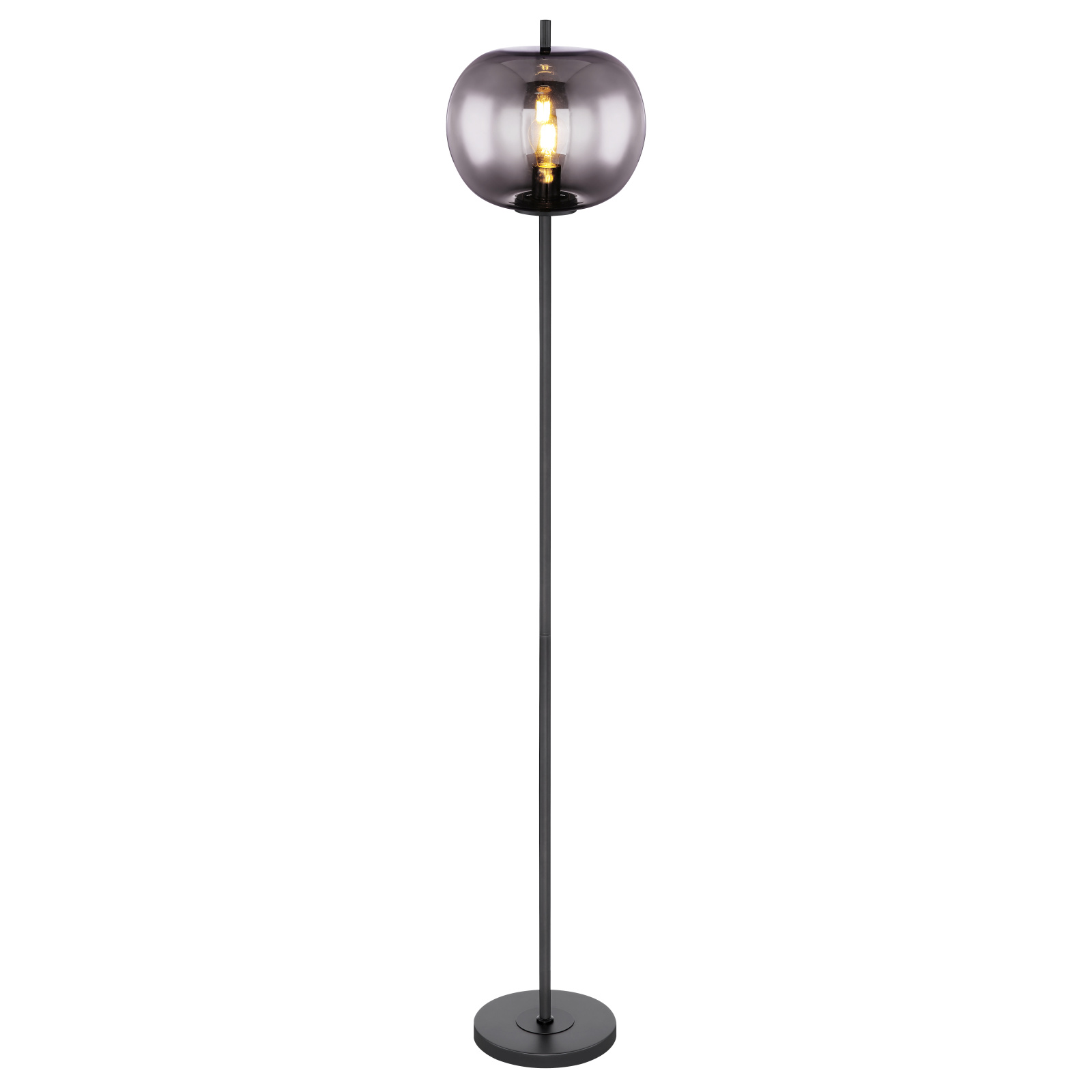 Globo Blacky fekete-füstszürke állólámpa (GLO-15345S) E27 1 izzós IP20 Globo Blacky fekete-füstszürke állólámpa (GLO-15345S) E27 1 izzós IP20