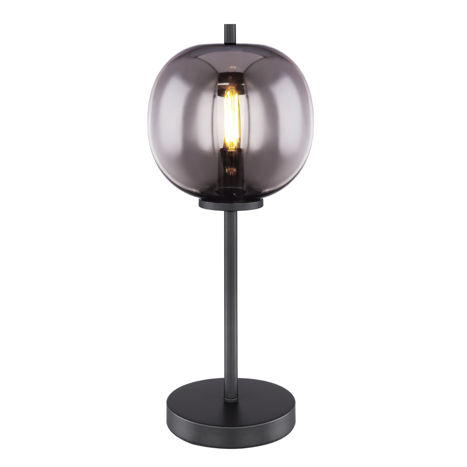 Globo Blacky fekete-füstszürke asztali lámpa (GLO-15345T) E14 1 izzós IP20 Globo Blacky fekete-füstszürke asztali lámpa (GLO-15345T) E14 1 izzós IP20
