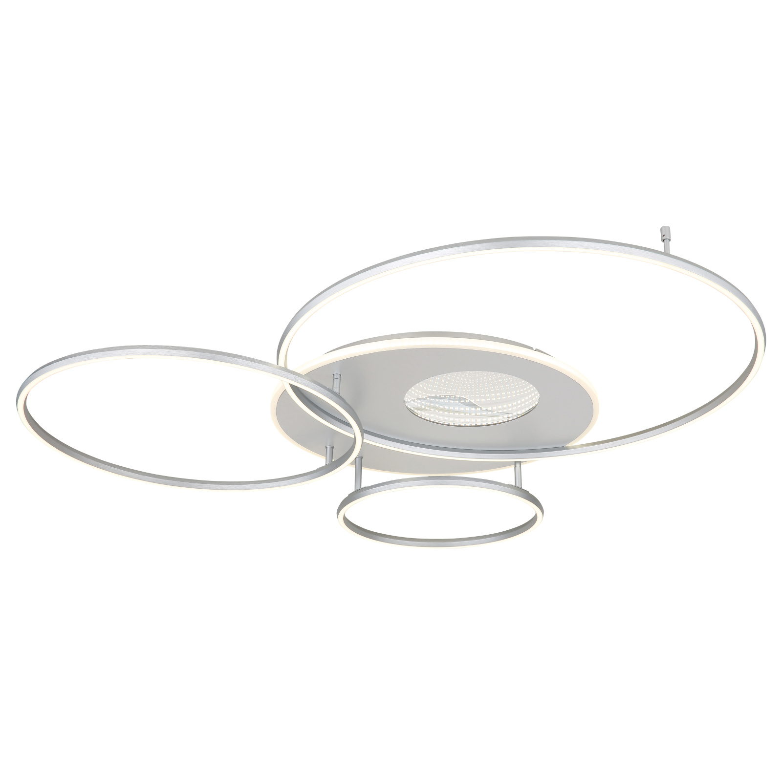 Globo Invertina ezüst-opál LED mennyezeti lámpa (GLO-48466-70A) LED 1 izzós IP20