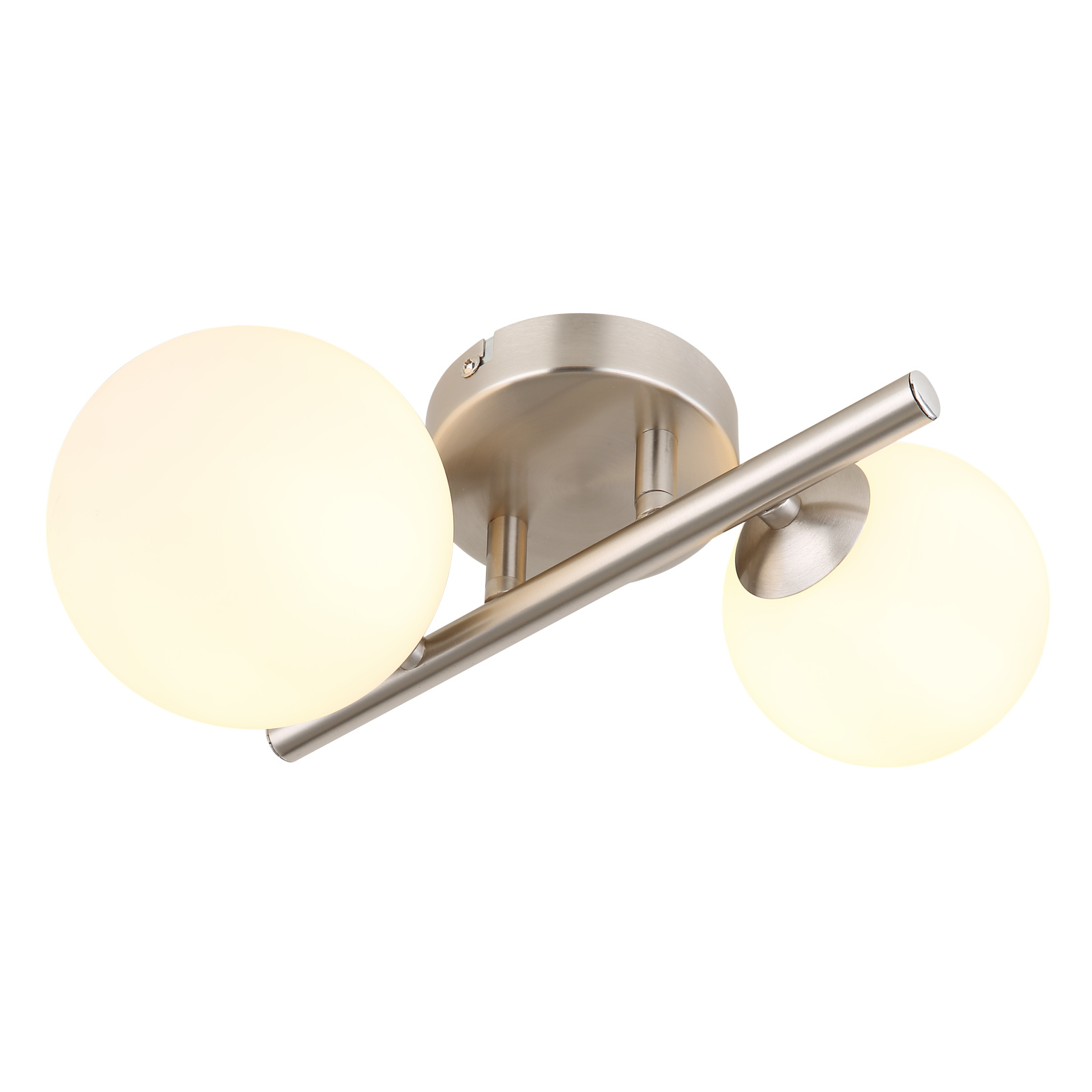 Globo Riha nikkel-opál fali lámpa (GLO-56140-2W) G9 2 izzós IP20