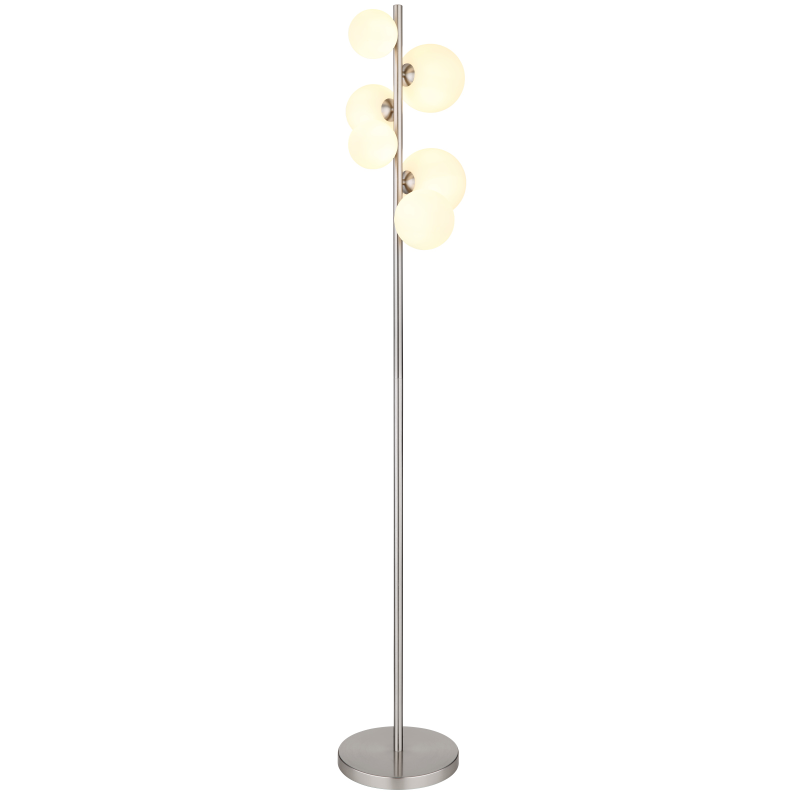 Globo Riha nikkel-opál állólámpa (GLO-56140-6S) G9 6 izzós IP20 Globo Riha nikkel-opál állólámpa (GLO-56140-6S) G9 6 izzós IP20
