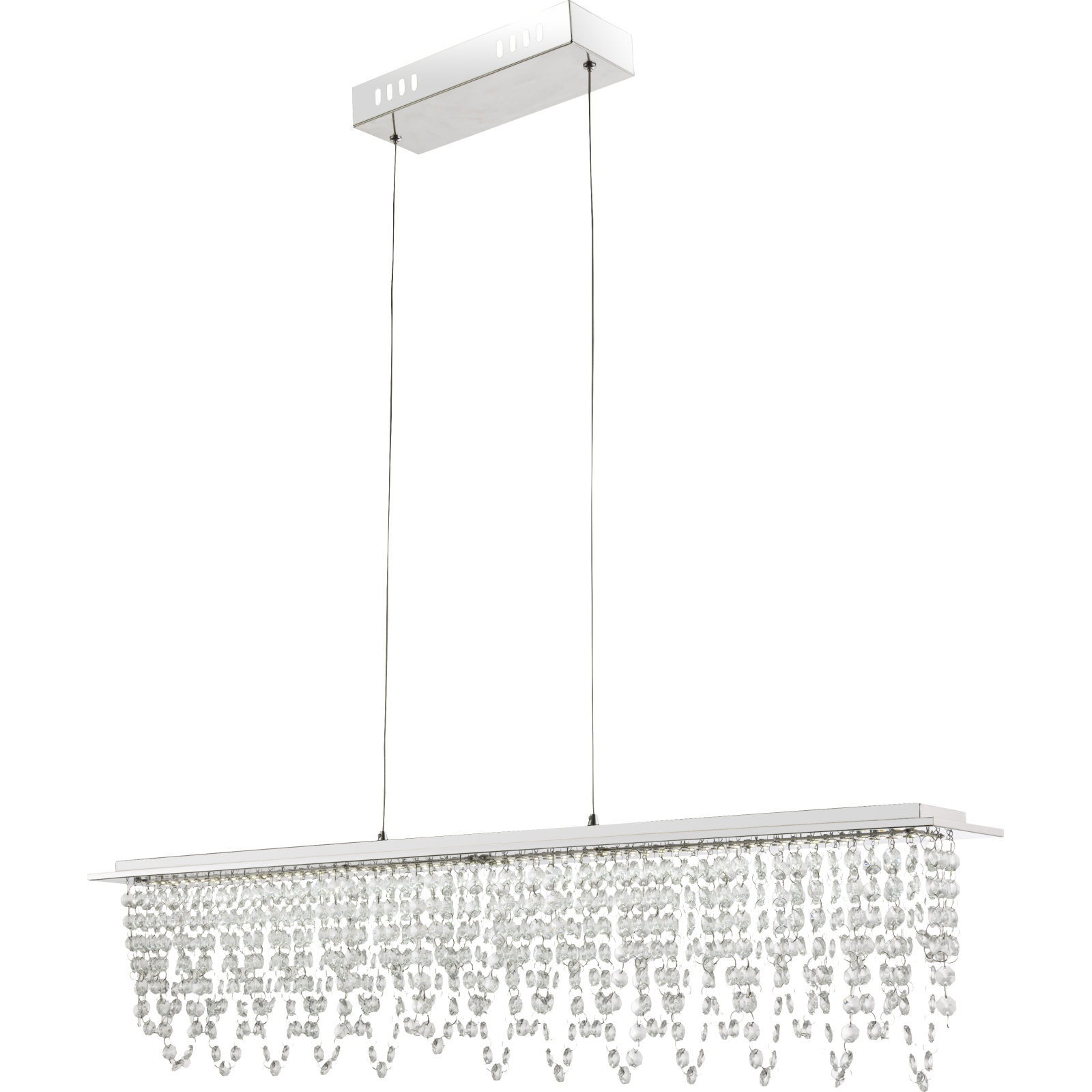 Globo Scala króm-átlátszó kristály LED függesztett lámpa (GLO-68405-24H) LED 1 izzós IP20 Globo Scala króm-átlátszó kristály LED függesztett lámpa (GLO-68405-24H) LED 1 izzós IP20