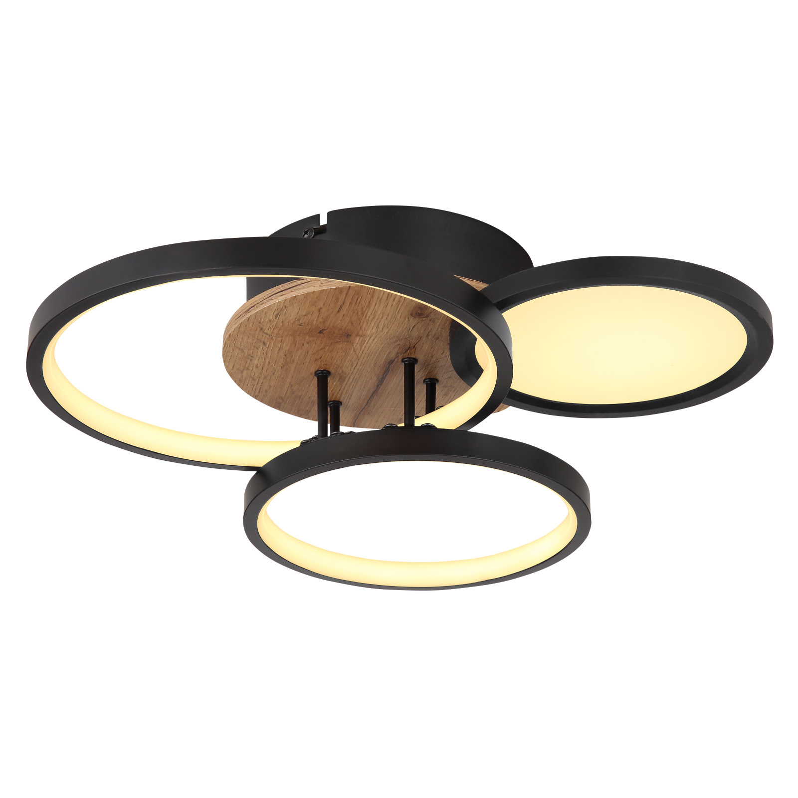 Globo Sid fekete LED mennyezeti lámpa (GLO-67273-30) LED 1 izzós IP20
