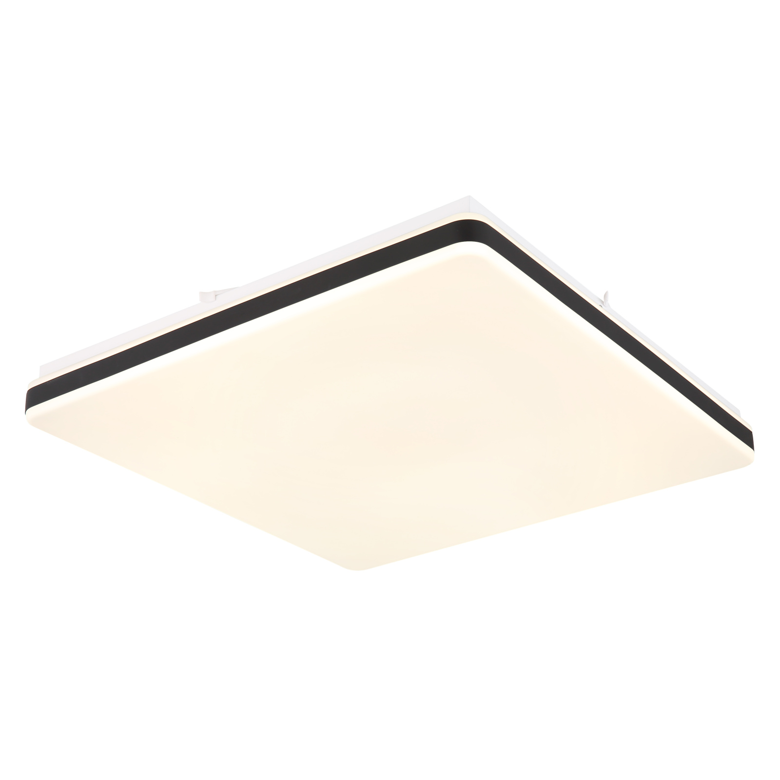 Globo Ully fehér-fekete távirányítós okos LED mennyezeti lámpa (GLO-48025OBSH) LED 1 izzós IP20 Globo Ully fehér-fekete távirányítós okos LED mennyezeti lámpa (GLO-48025OBSH) LED 1 izzós IP20