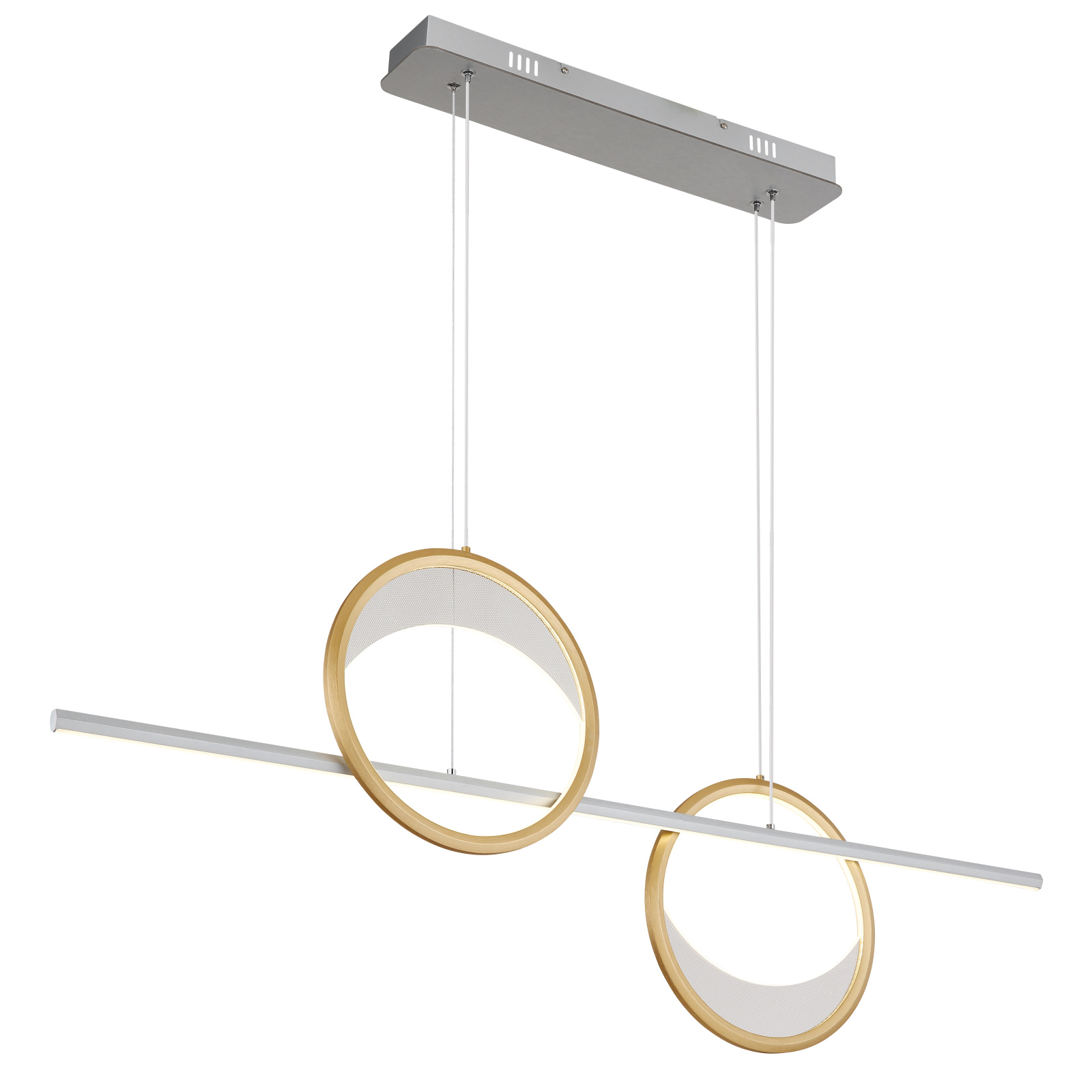 Globo Umbra ezüst-arany LED függesztett lámpa (GLO-67333-40H) LED 1 izzós IP20 Globo Umbra ezüst-arany LED függesztett lámpa (GLO-67333-40H) LED 1 izzós IP20
