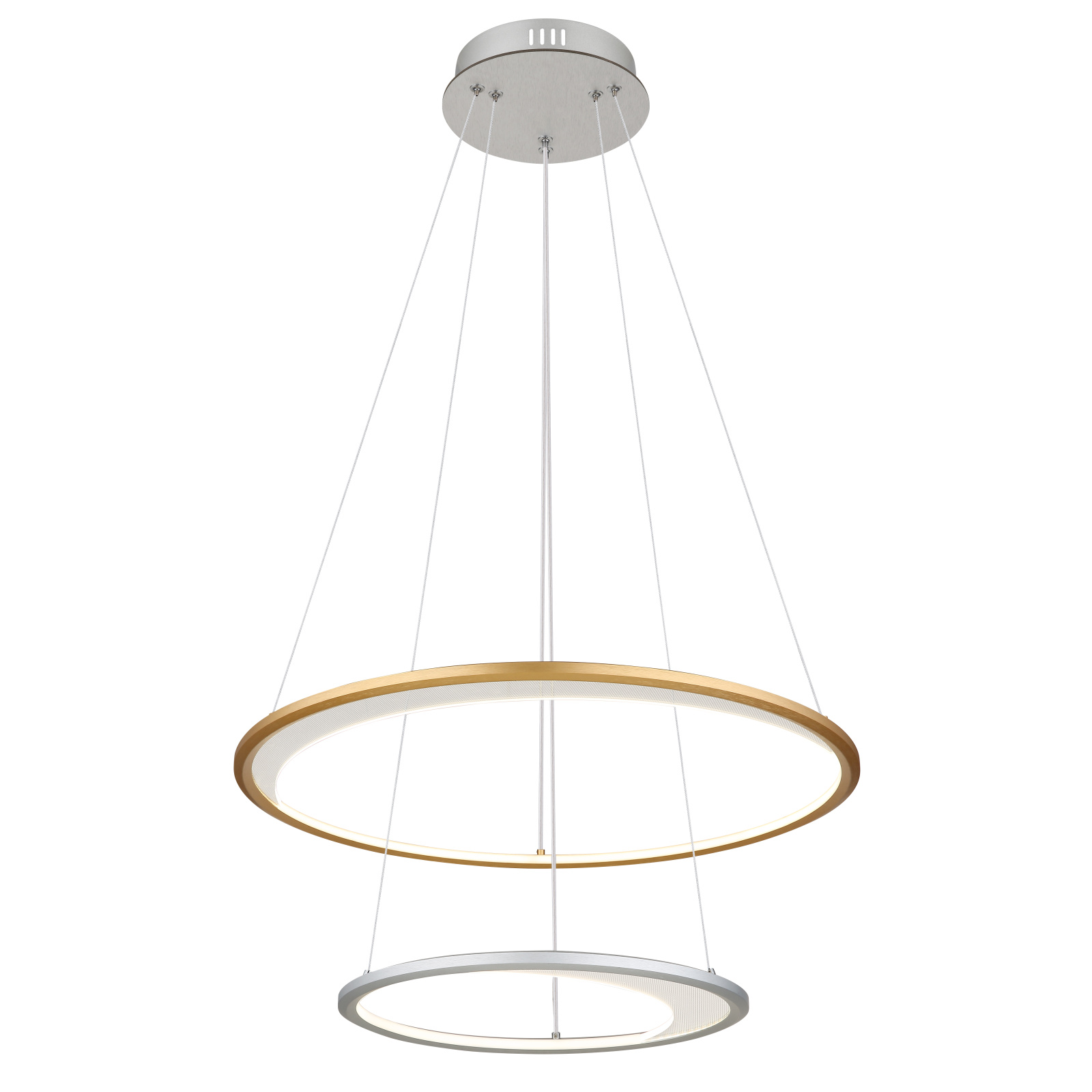 Globo Umbra ezüst-arany LED függesztett lámpa (GLO-67333-44H) LED 1 izzós IP20 Globo Umbra ezüst-arany LED függesztett lámpa (GLO-67333-44H) LED 1 izzós IP20