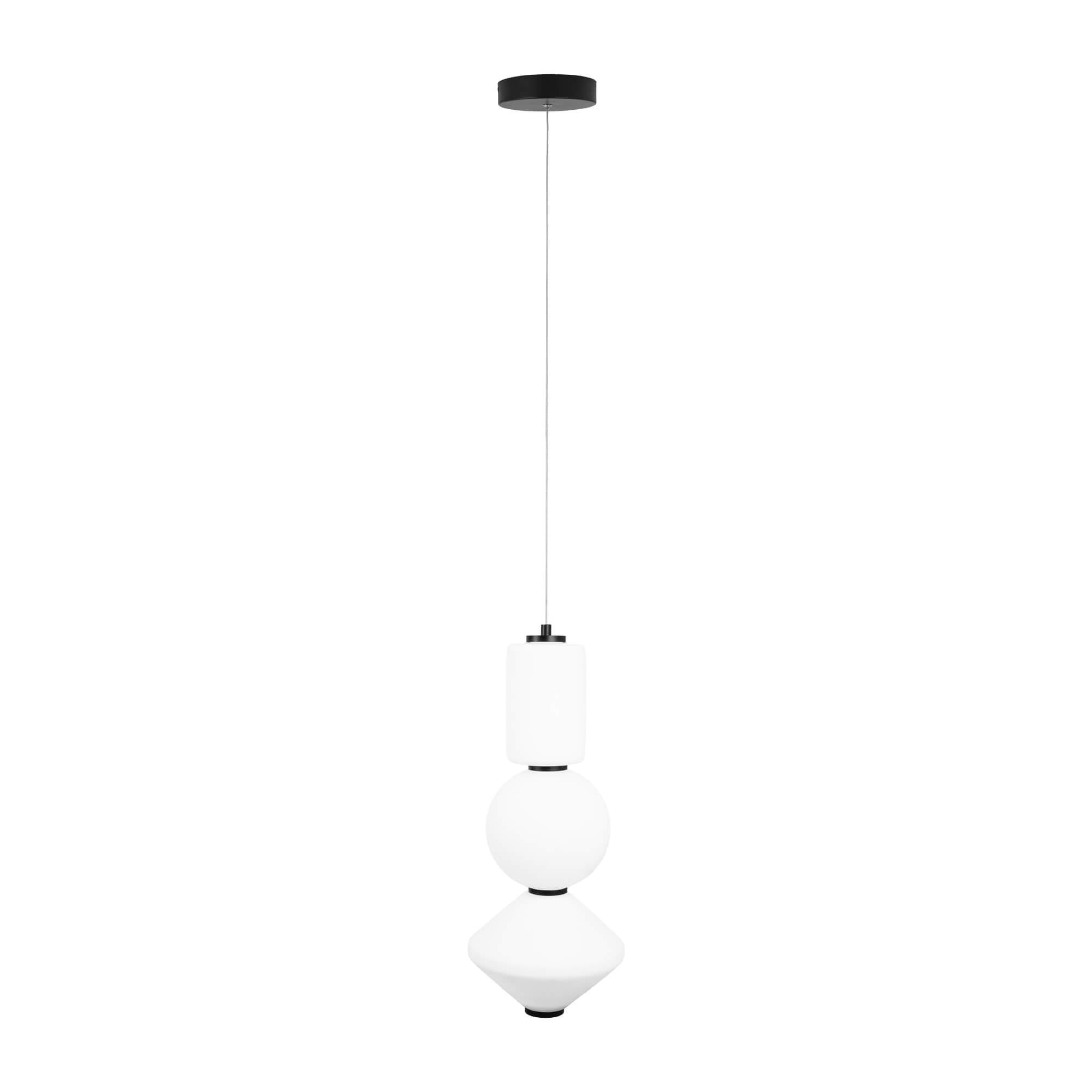 Maxlight Akiko fekete-opál LED függesztett lámpa (MAX-P0468) LED 1 izzós IP20 Maxlight Akiko fekete-opál LED függesztett lámpa (MAX-P0468) LED 1 izzós IP20