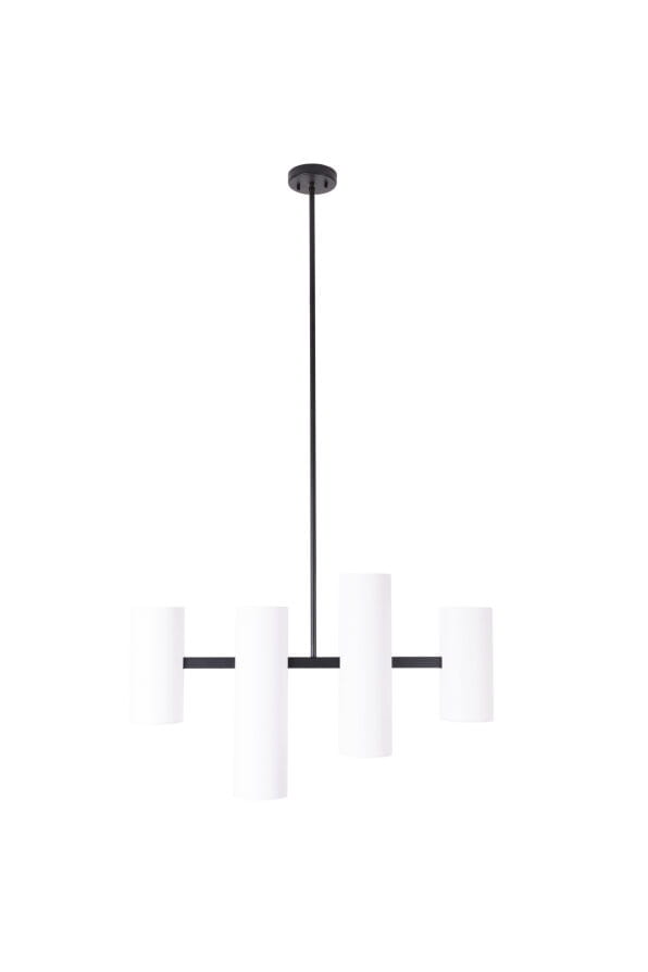 Maxlight Laxer fekete-fehér függesztett lámpa (MAX-P0502) GU10 4 izzós IP20