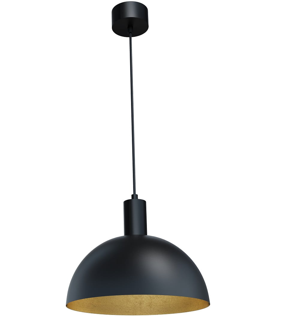 Maxlight Luisant fekete-arany függesztett lámpa (MAX-P0473) E27 1 izzós IP20