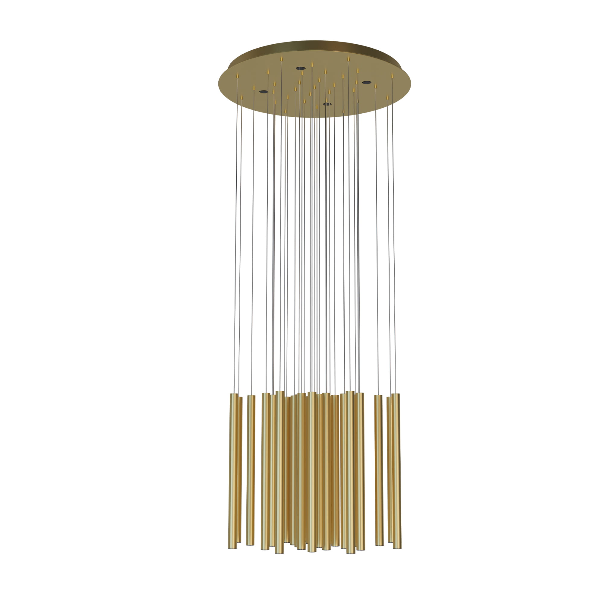 Maxlight Organic csiszolt arany LED függesztett lámpa (MAX-P0476D) LED 33+4 izzós IP20
