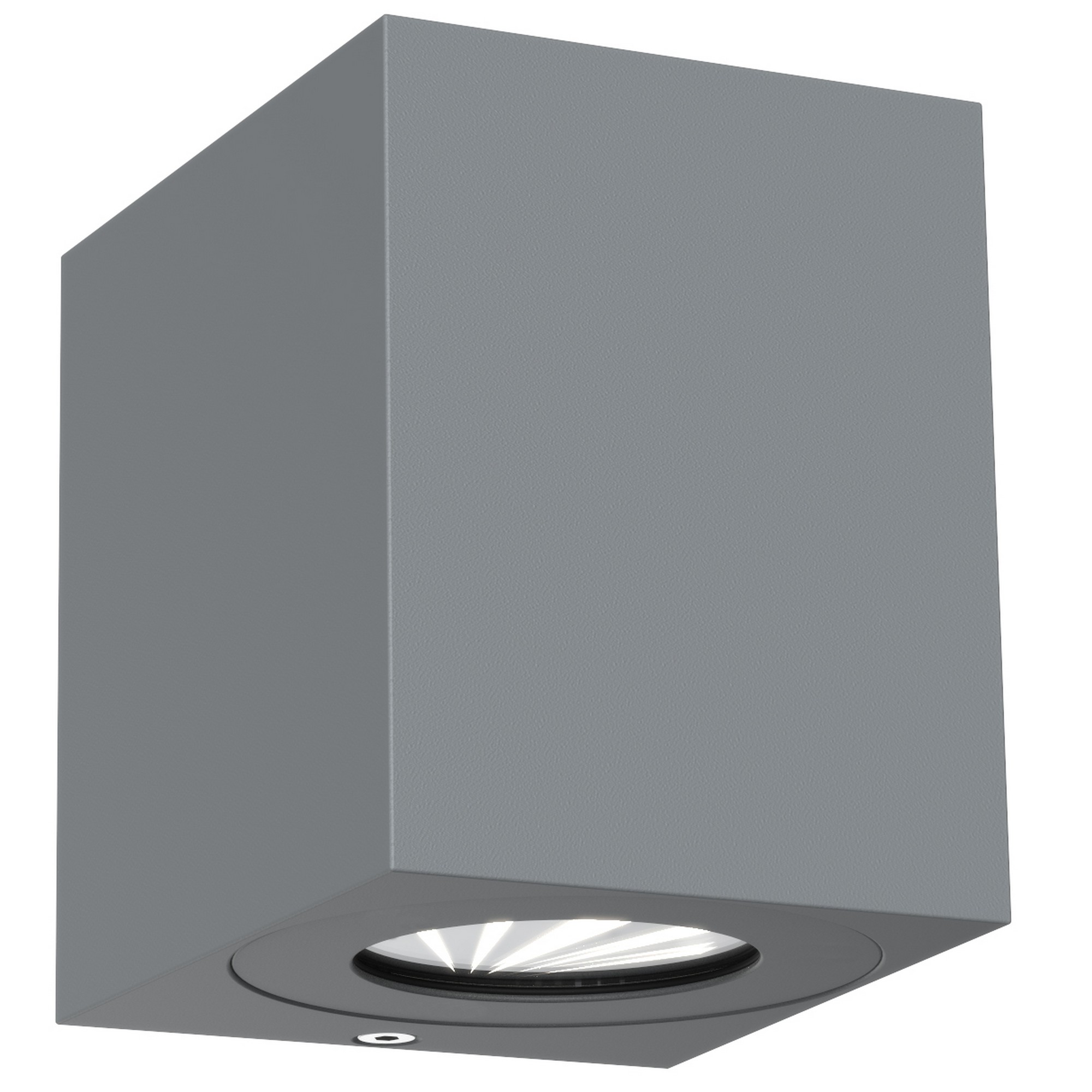 Nordlux Canto Kubi 2 szürke LED vízvédett kültéri fali lámpa (NOR-49711010) LED 1 izzós IP44
