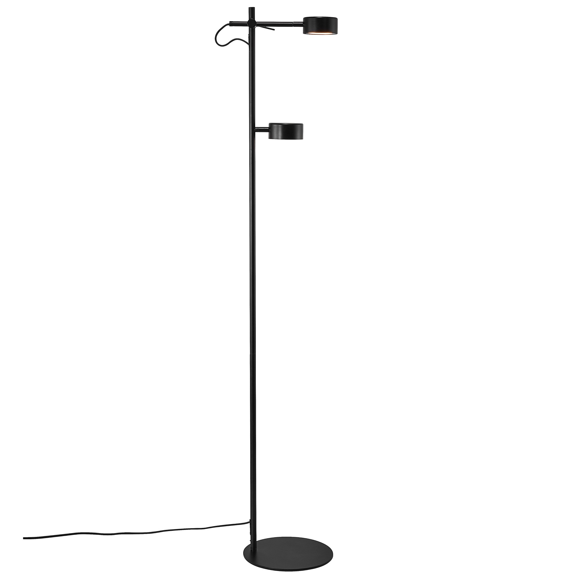 Nordlux Clyde fekete LED állólámpa (NOR-2010844003) LED 1 izzós IP20