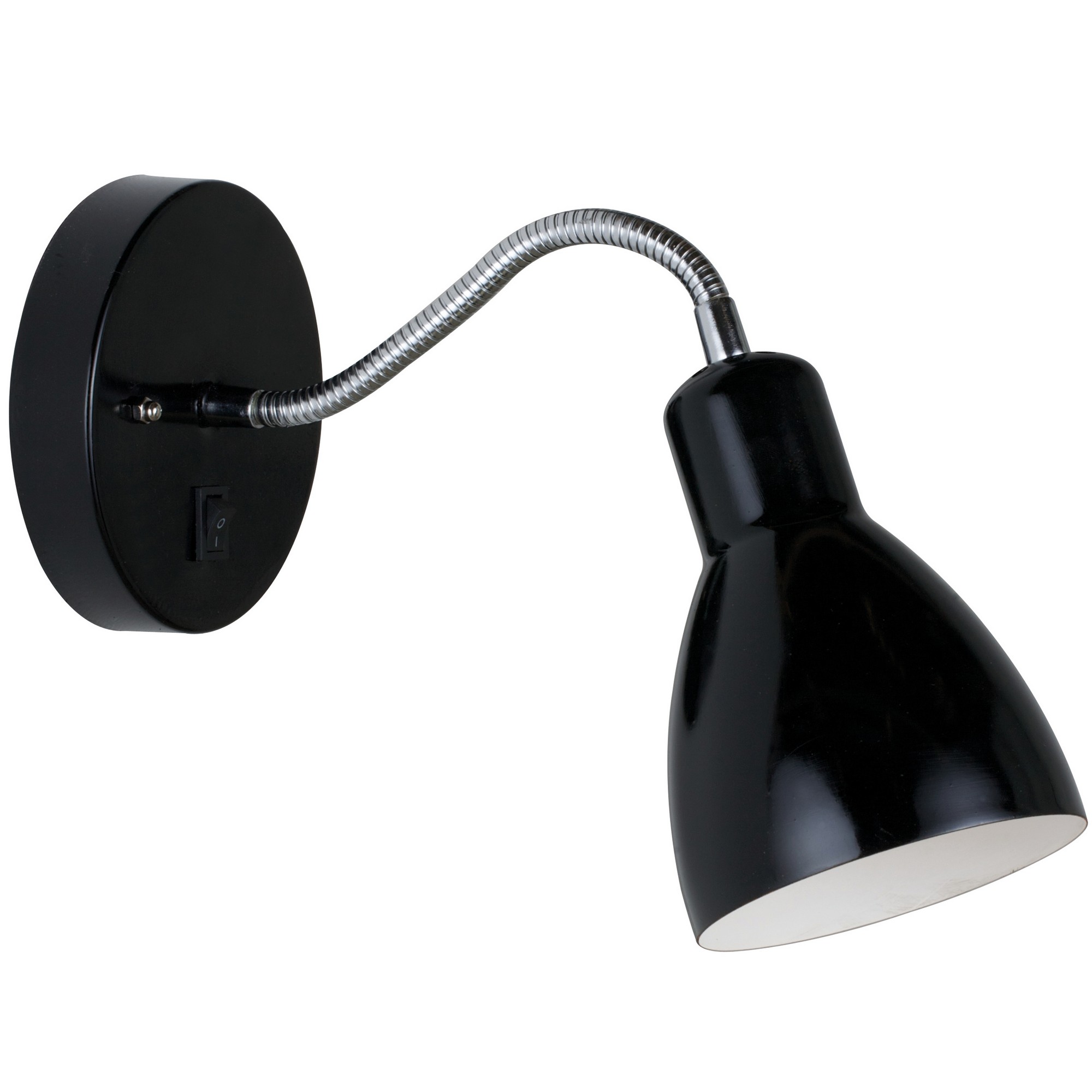 Nordlux Cyclone fekete fali lámpa (NOR-2512741003) E14 1 izzós IP20