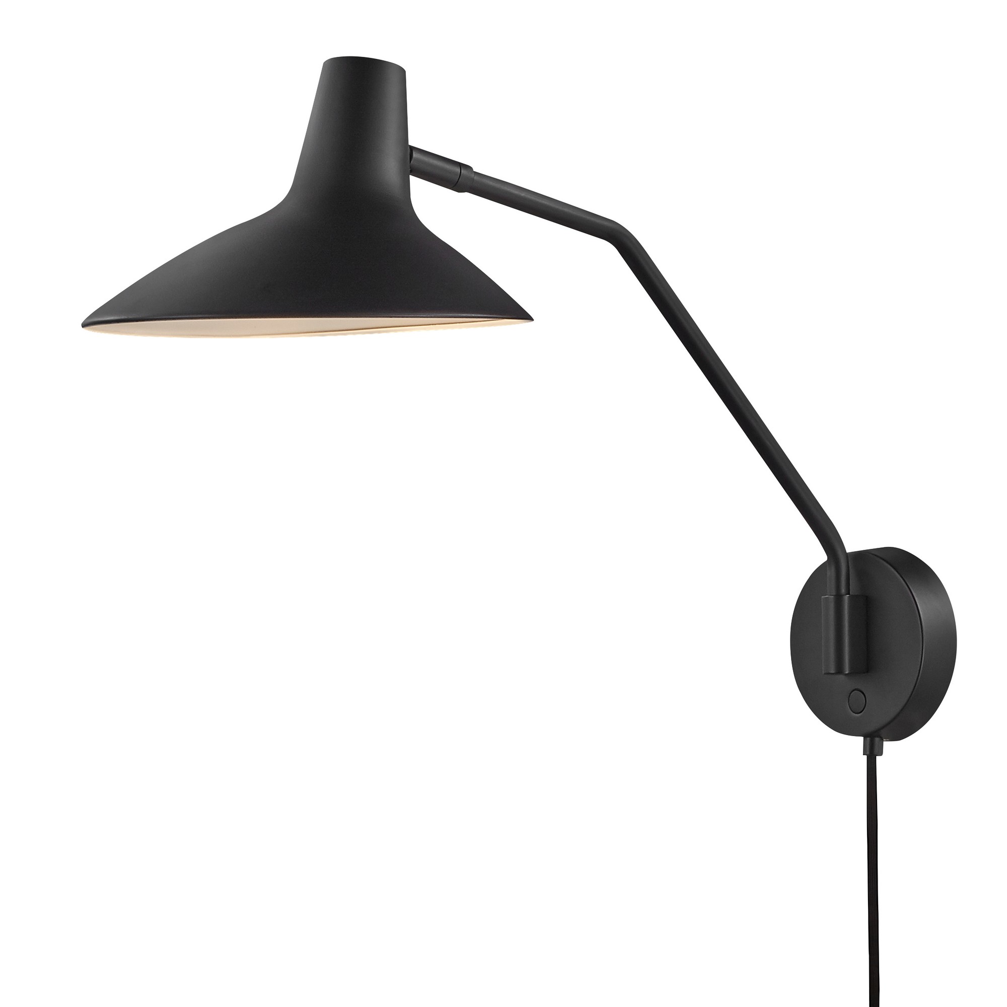 Nordlux Darci fekete fali lámpa (NOR-2120551003) E14 1 izzós IP20