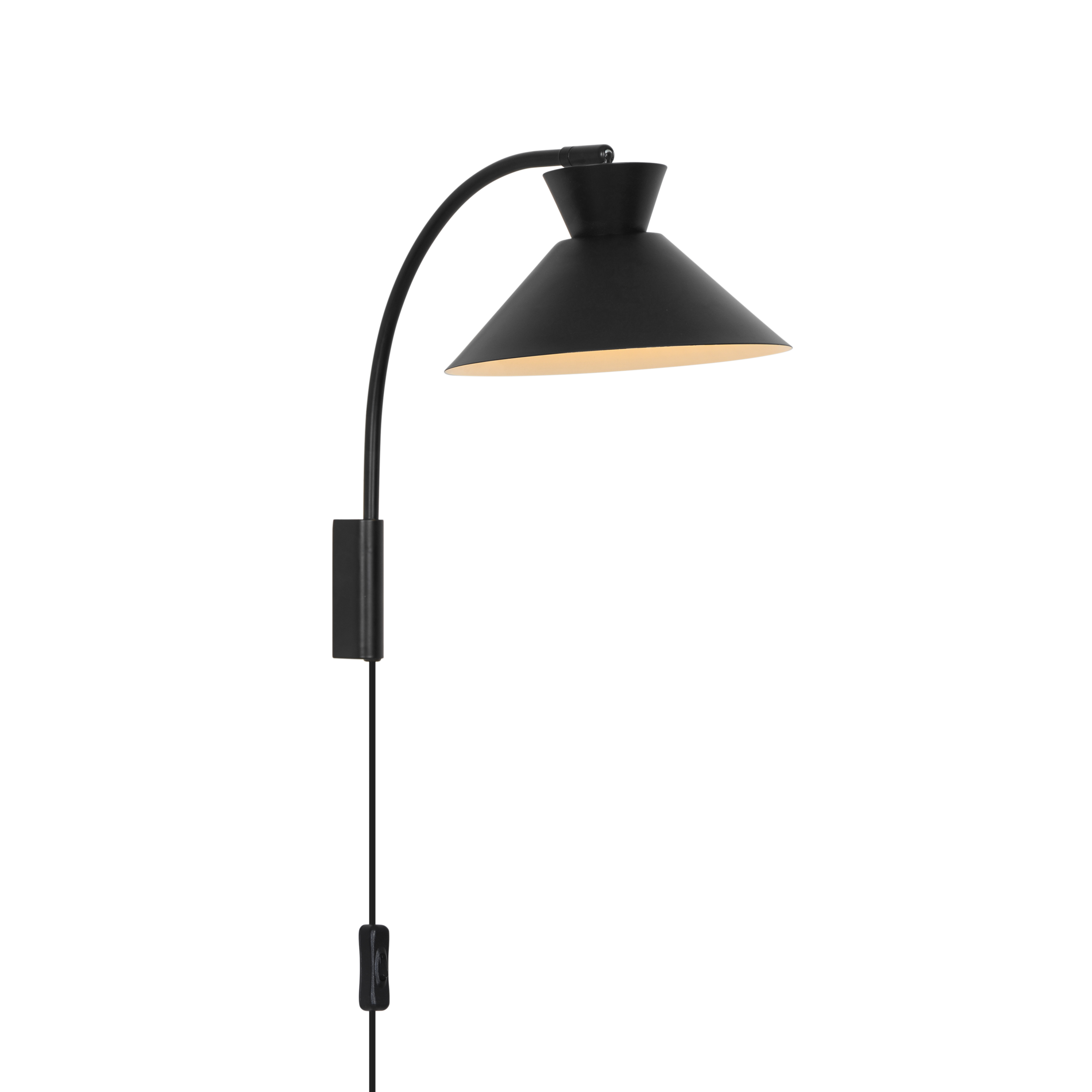 Nordlux Dial fekete fali lámpa (NOR-2213371003) E27 1 izzós IP20