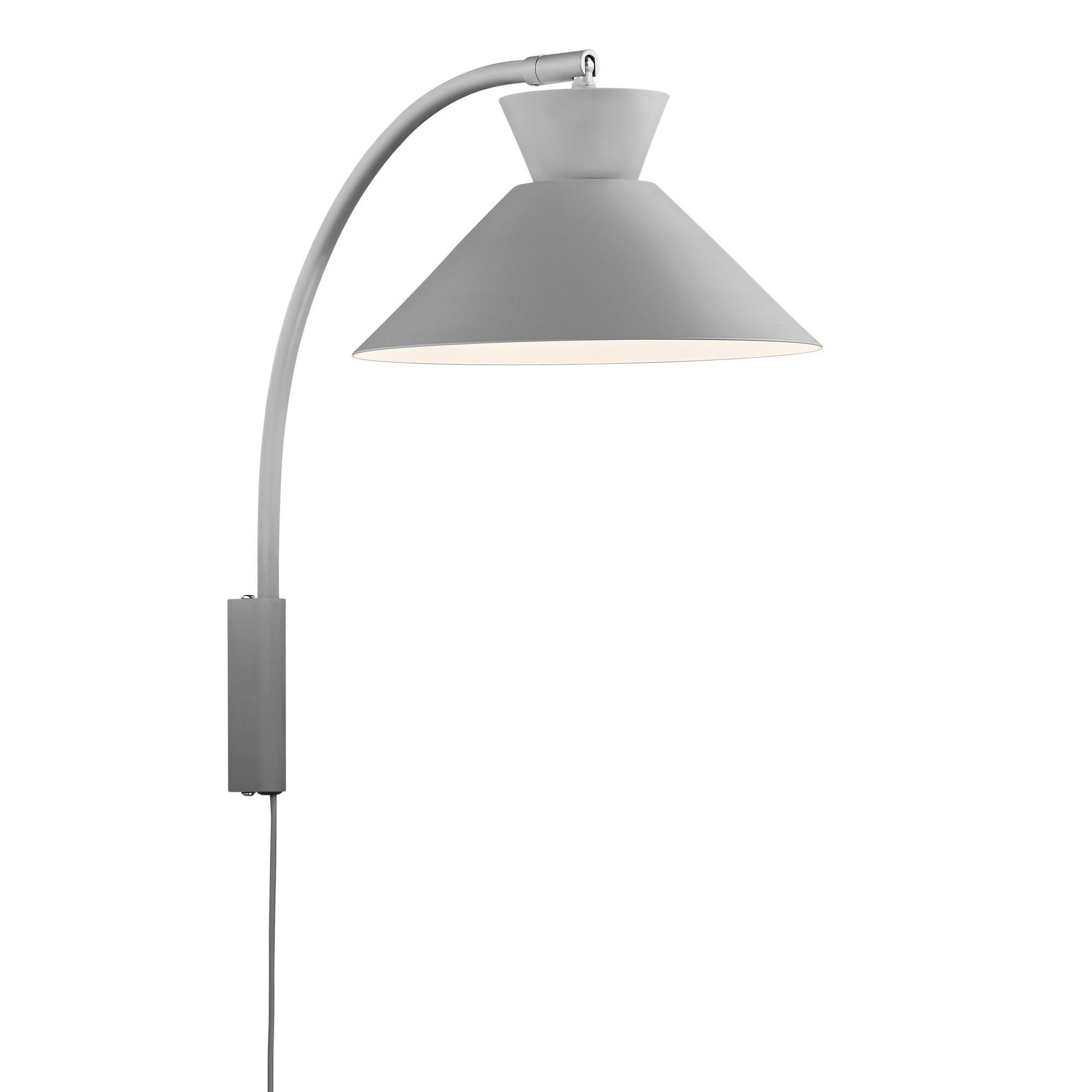 Nordlux Dial szürke fali lámpa (NOR-2213371010) E27 1 izzós IP20