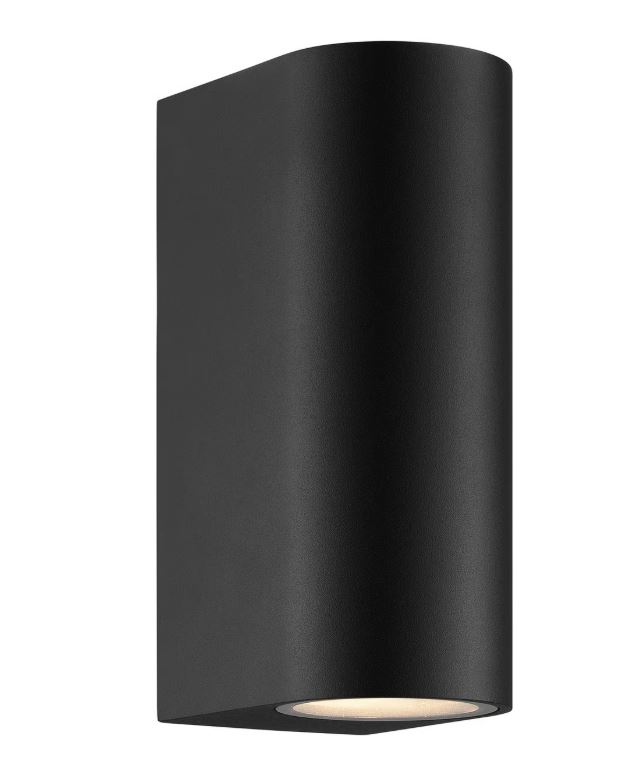 Nordlux Dion Double fekete vízvédett kültéri fali lámpa (NOR-2518021003) GU10 1 izzós IP44 Nordlux Dion Double fekete vízvédett kültéri fali lámpa (NOR-2518021003) GU10 1 izzós IP44