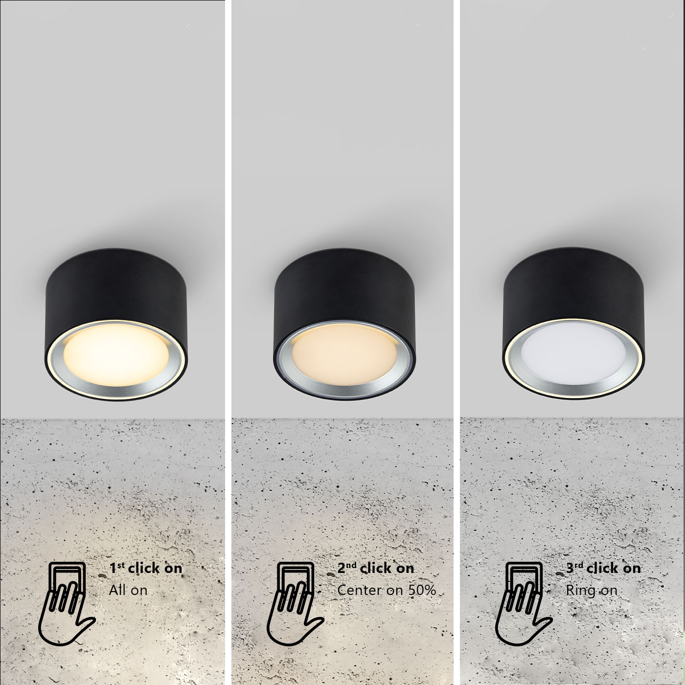 Nordlux Fallon fekete LED mennyezeti lámpa (NOR-47540103) LED 1 izzós IP20 Nordlux Fallon fekete LED mennyezeti lámpa (NOR-47540103) LED 1 izzós IP20