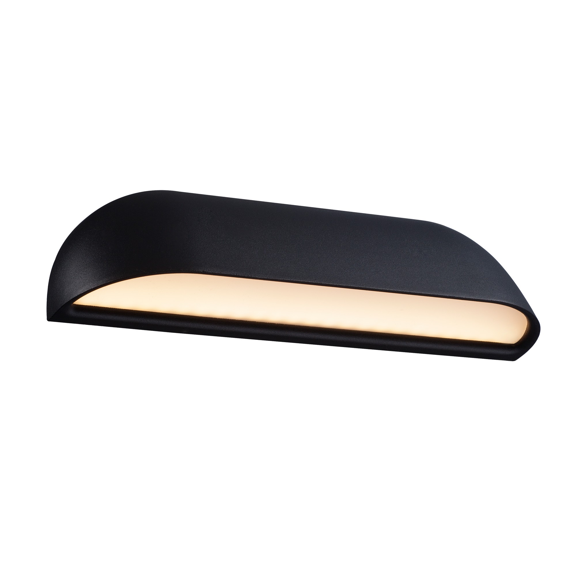 Nordlux Front fekete LED vízvédett kültéri fali lámpa (NOR-84081003) LED 1 izzós IP44
