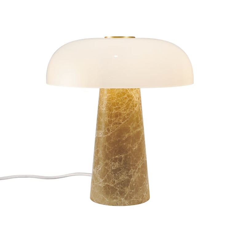 Nordlux Glossy Mini bézs-fehér asztali lámpa (NOR-2520015009) E14 1 izzós IP20