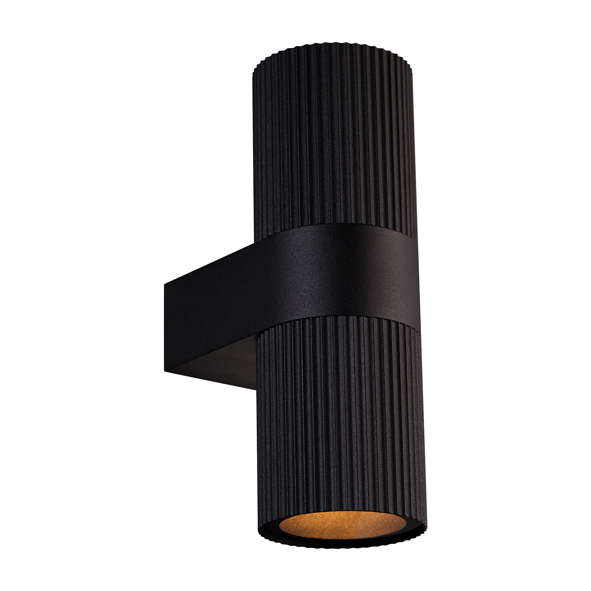 Nordlux Kyklop Ripple fekete vízvédett kültéri fali lámpa (NOR-2318051003) GU10 2 izzós IP54 Nordlux Kyklop Ripple fekete vízvédett kültéri fali lámpa (NOR-2318051003) GU10 2 izzós IP54