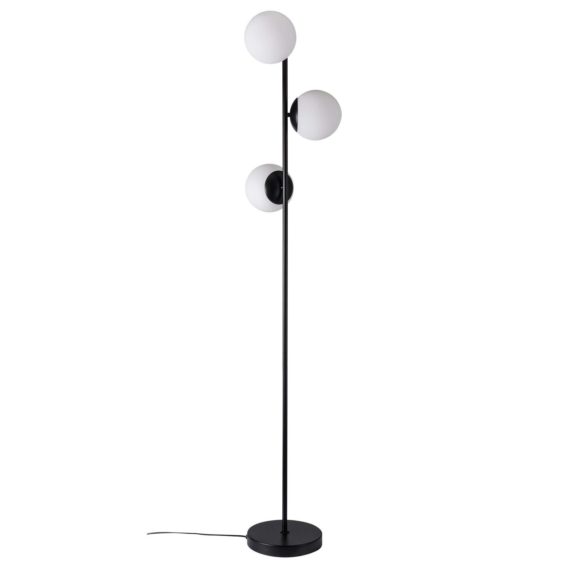 Nordlux Lilly fekete-fehér állólámpa (NOR-48613003) E14 3 izzós IP20