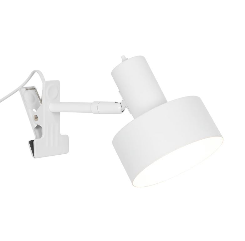 Nordlux Matis fehér csiptetős lámpa (NOR-2512222001) E27 1 izzós IP20