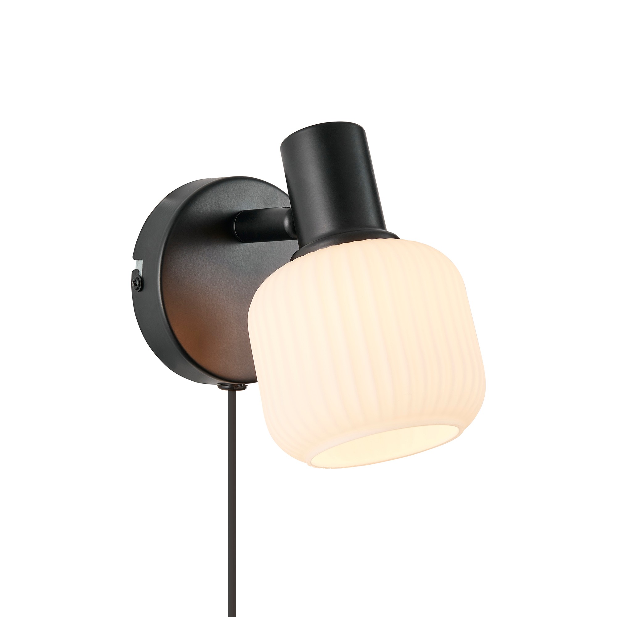Nordlux Milford Mini 3-Rondel fekete-fehér mennyezeti lámpa (NOR-2412606003) E14 3 izzós IP20