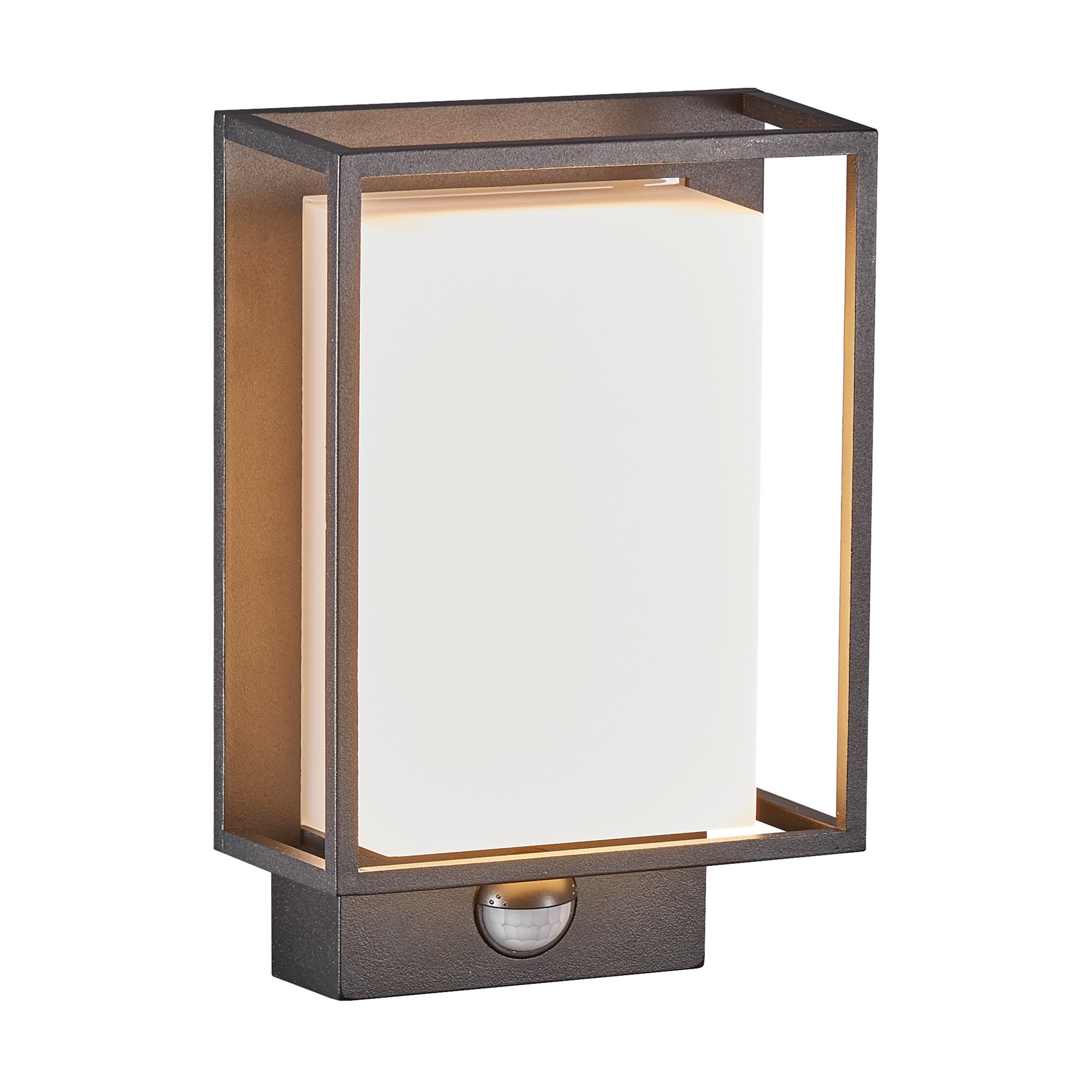 Nordlux Nestor Sensor fekete mozgásérzékelős vízvédett LED kültéri fali lámpa (NOR-49051503) LED 1 izzós IP44