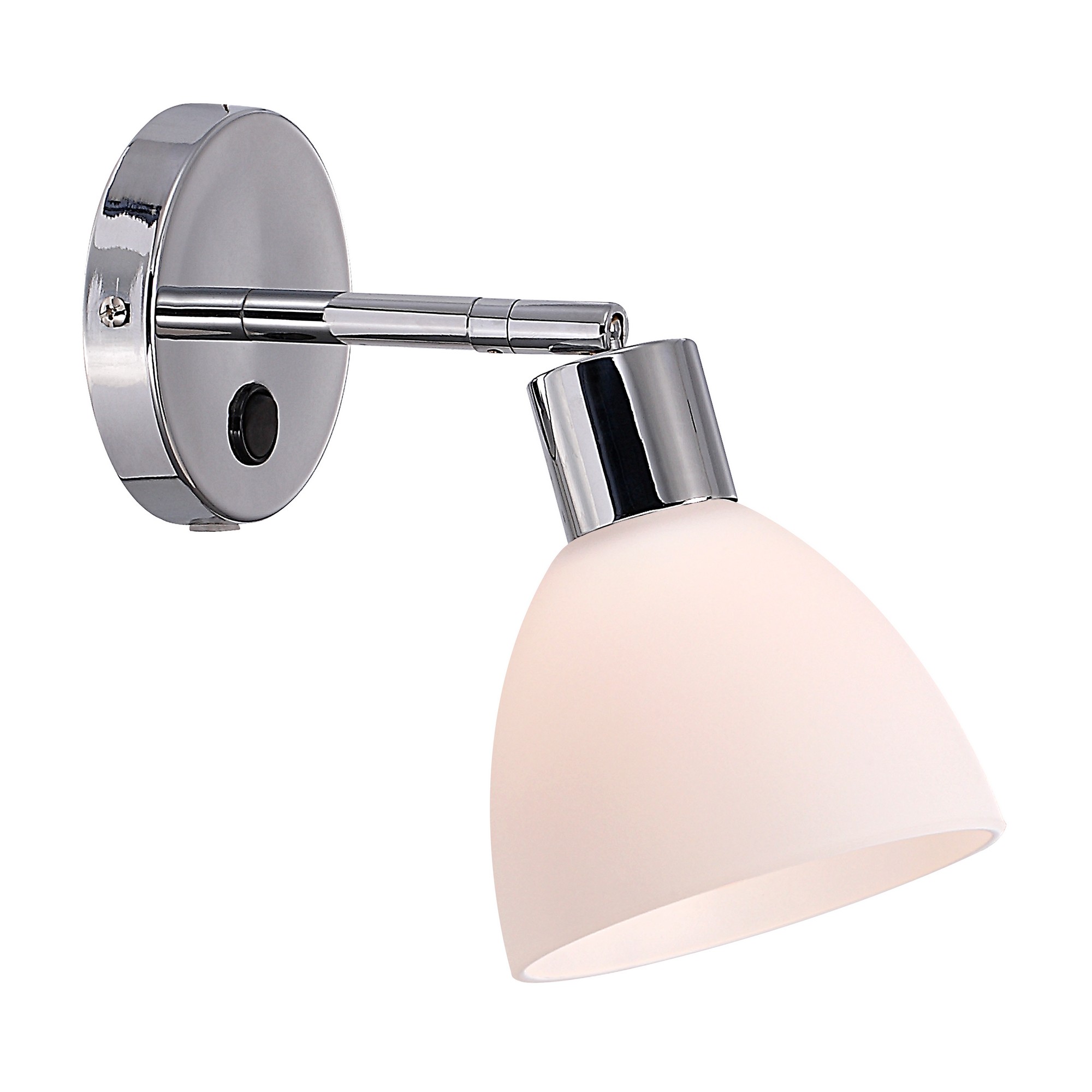 Nordlux Ray króm-fehér fali lámpa (NOR-63191033) E14 1 izzós IP20