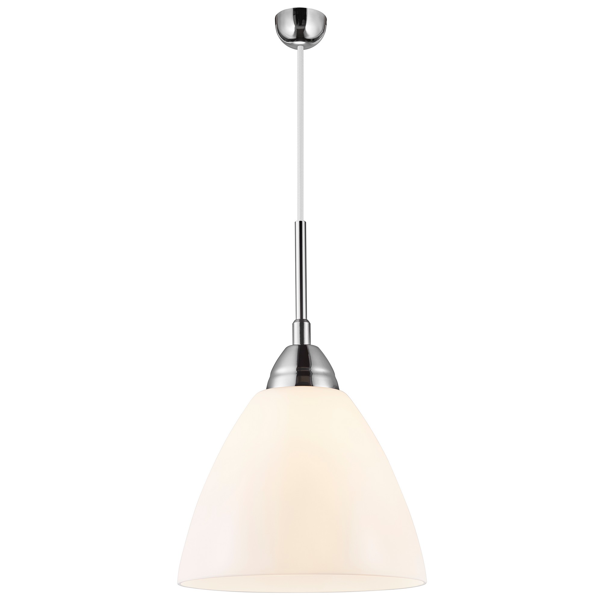 Nordlux Read fehér-króm függesztett lámpa (NOR-73163010) E27 1 izzós IP20