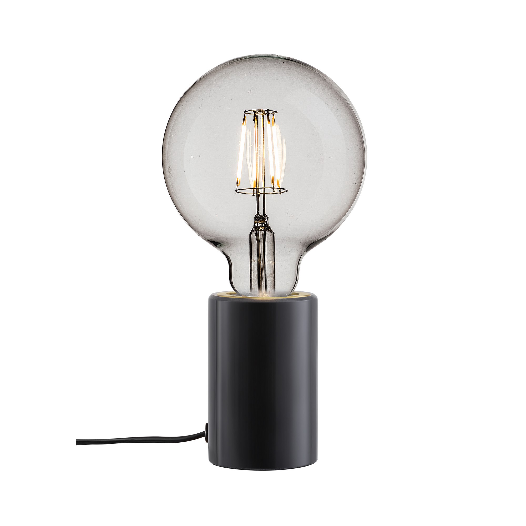 Nordlux Siv Marble fekete-átlátszó asztali lámpa (NOR-45875003) E27 1 izzós IP20 Nordlux Siv Marble fekete-átlátszó asztali lámpa (NOR-45875003) E27 1 izzós IP20