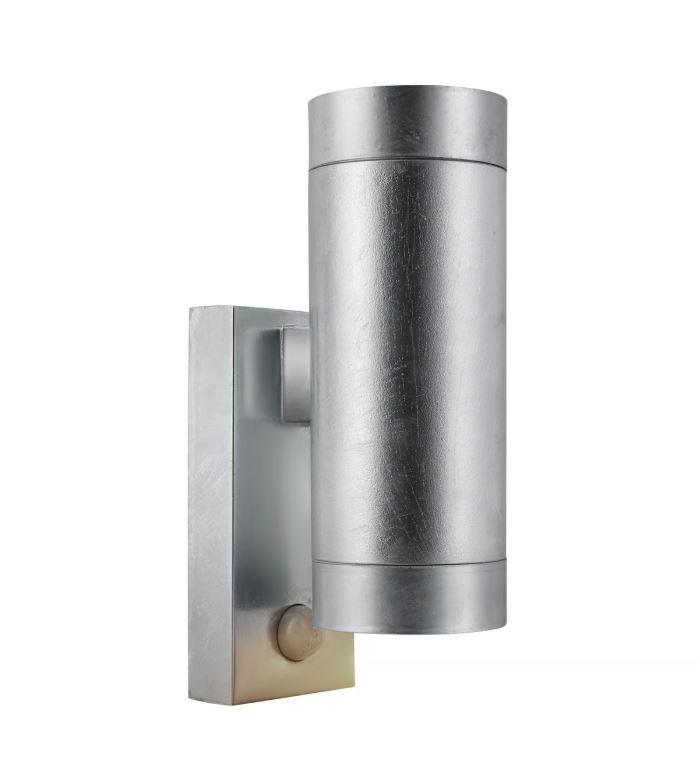 Nordlux Tin Maxi Double Sensor szürke mozgásérzékelős vízvédett kültéri fali lámpa (NOR-21519131) GU10 2 izzós IP54 Nordlux Tin Maxi Double Sensor szürke mozgásérzékelős vízvédett kültéri fali lámpa (NOR-21519131) GU10 2 izzós IP54