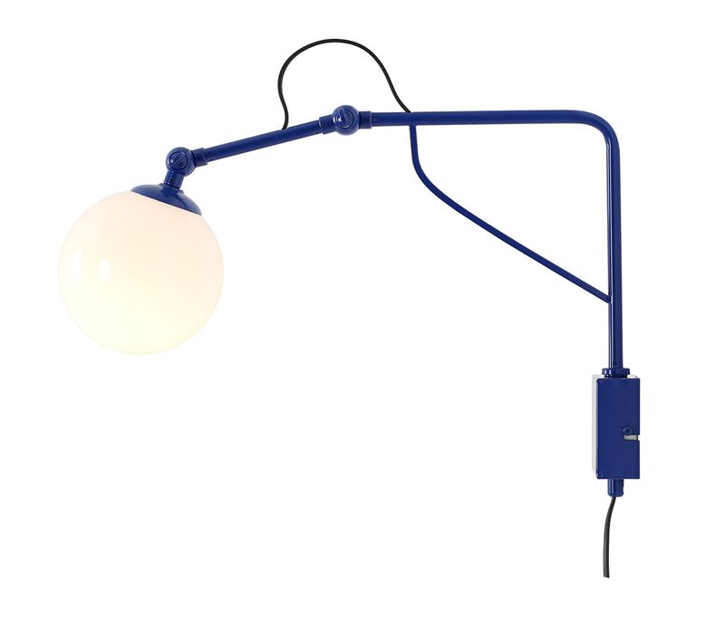Aldex Soho kék-fehér falikar (ALD-1105C25_M) E14 1 izzós IP20