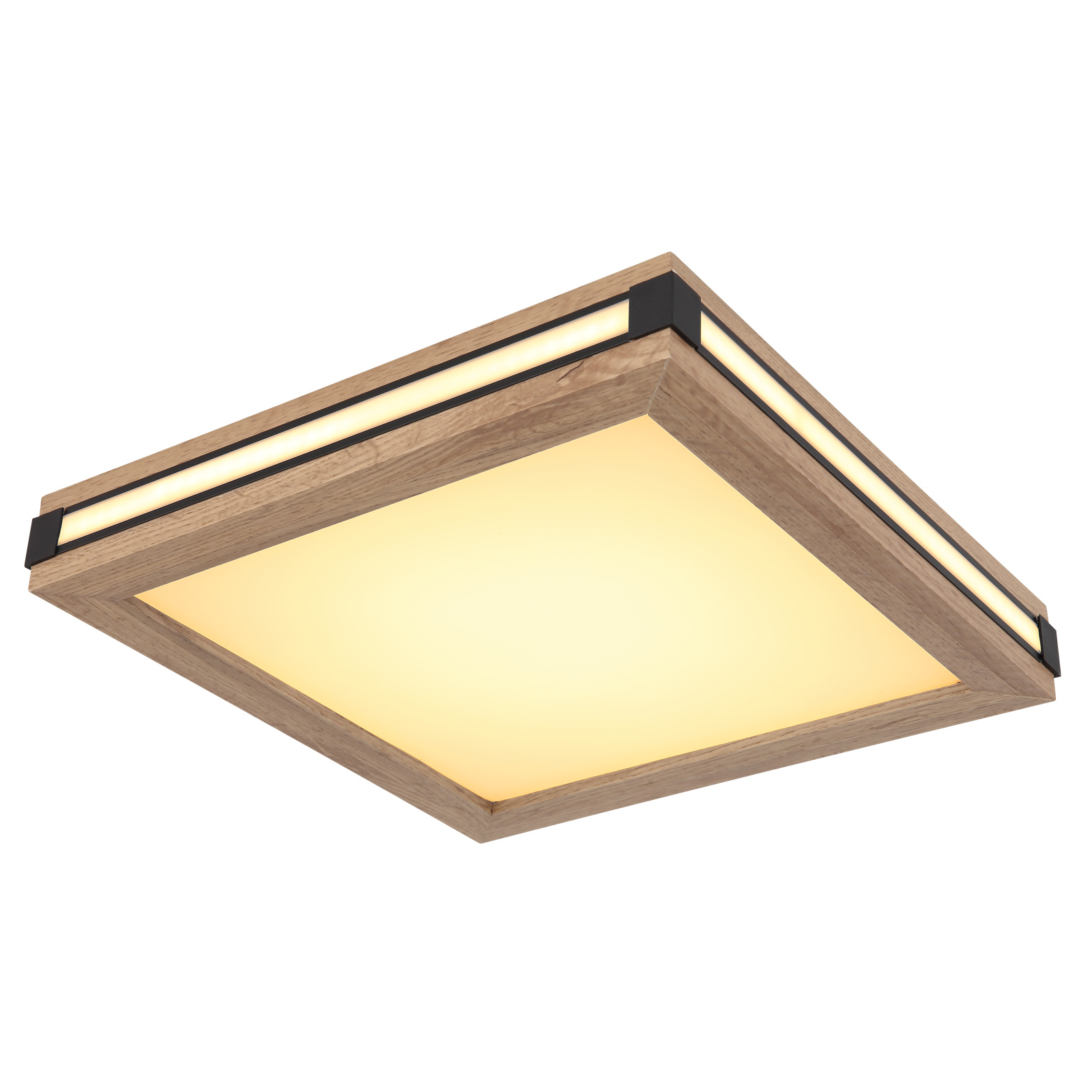 Globo Carla barna-fehér LED mennyezeti lámpa (GLO-41589D1) LED 1 izzós IP20