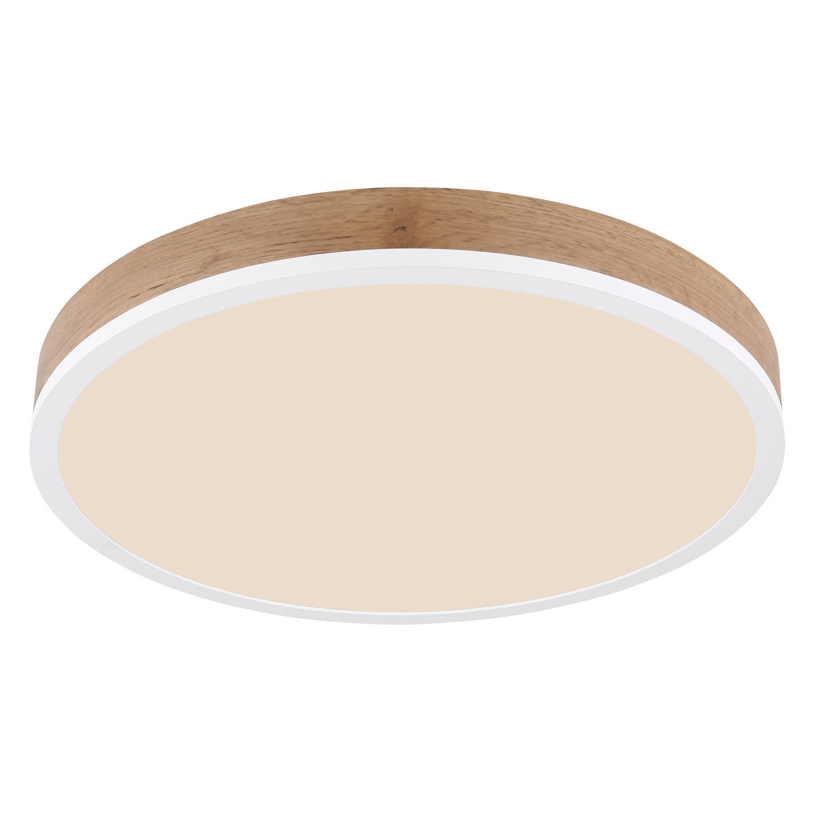 Globo Doro barna-fehér távirányítós LED mennyezeti lámpa (GLO-416080WWD2R) LED 1 izzós IP20