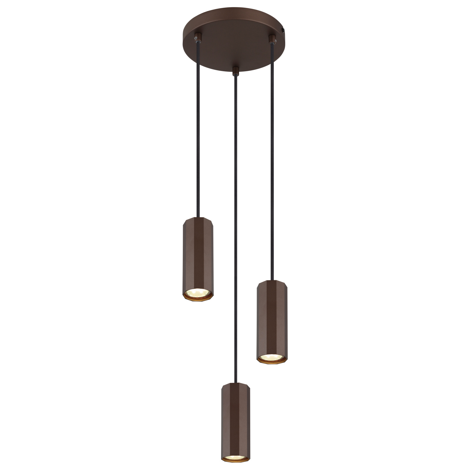 Globo James bronz függesztett spotlámpa (GLO-57919-3H) GU10 3 izzós IP20 Globo James bronz függesztett spotlámpa (GLO-57919-3H) GU10 3 izzós IP20