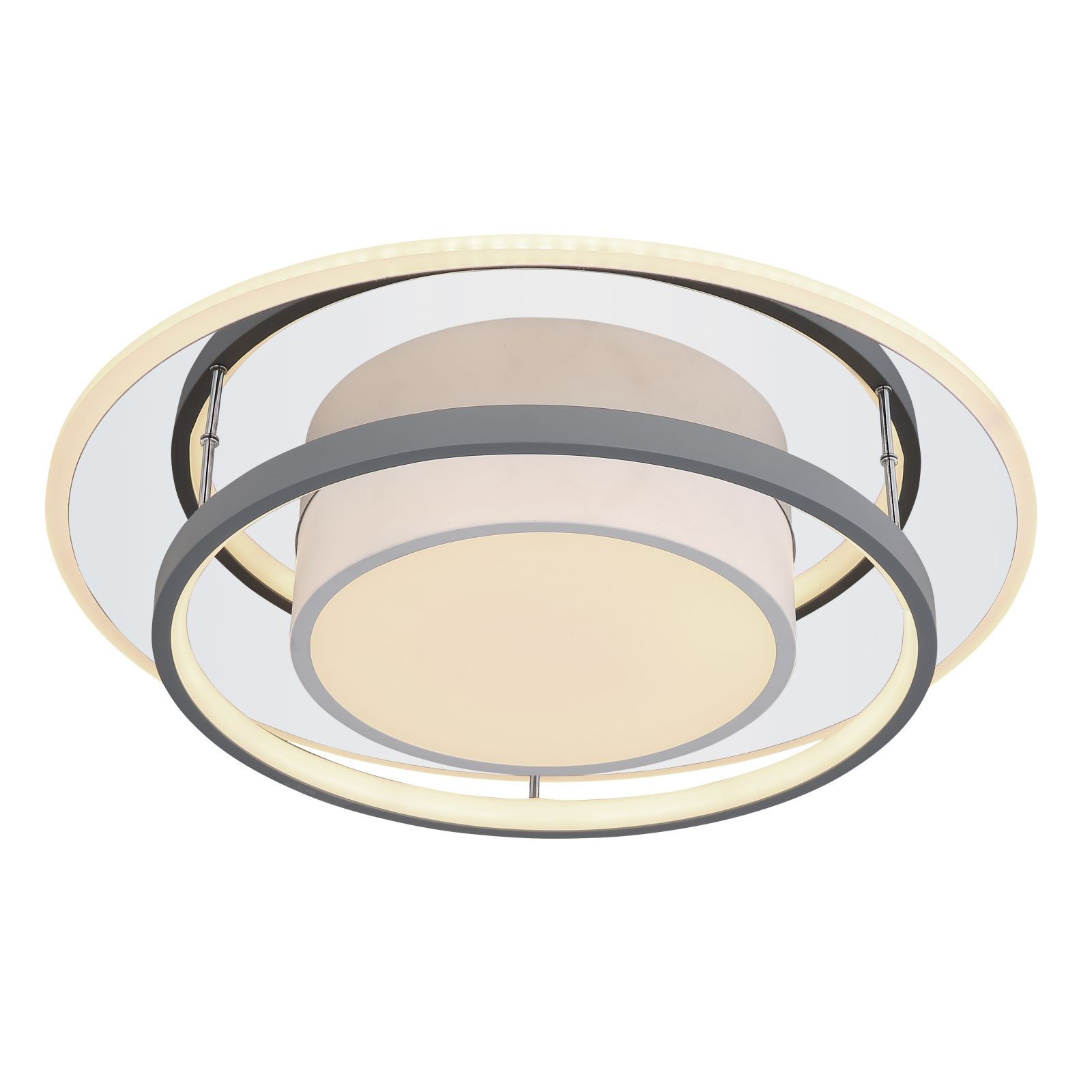 Globo Leola fehér-opál távirányítós LED mennyezeti lámpa (GLO-48017-60R) LED 1 izzós IP20