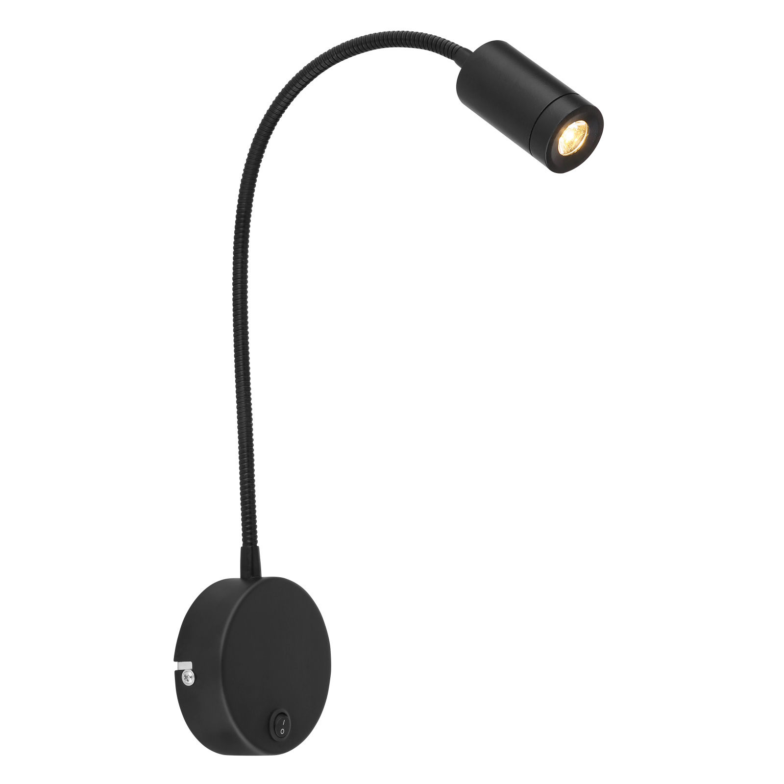 Globo Milly fekete LED fali lámpa (GLO-57311B) LED 1 izzós IP20