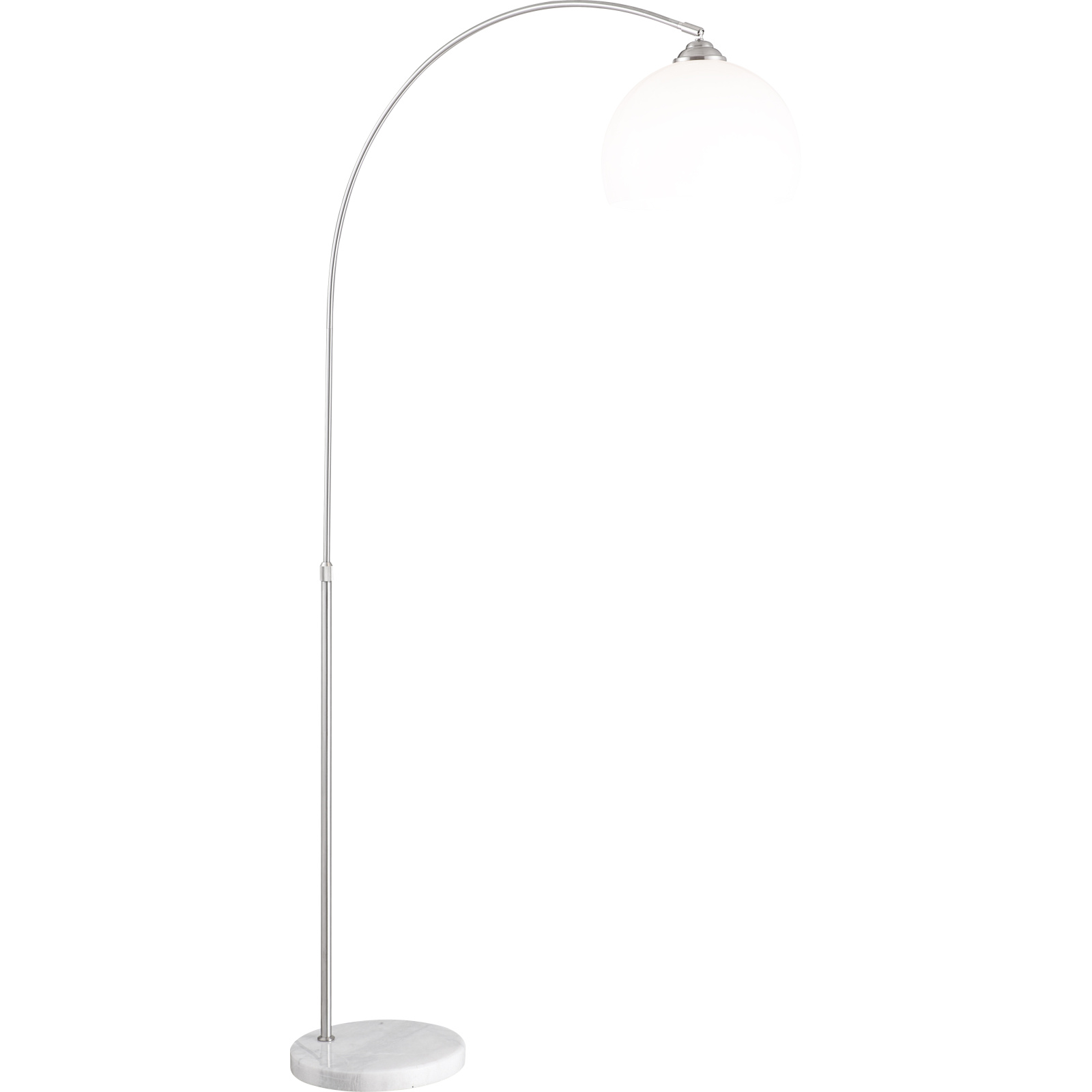 Globo Newcastle nikkel-fehér állólámpa (GLO-58227) E27 1 izzós IP20