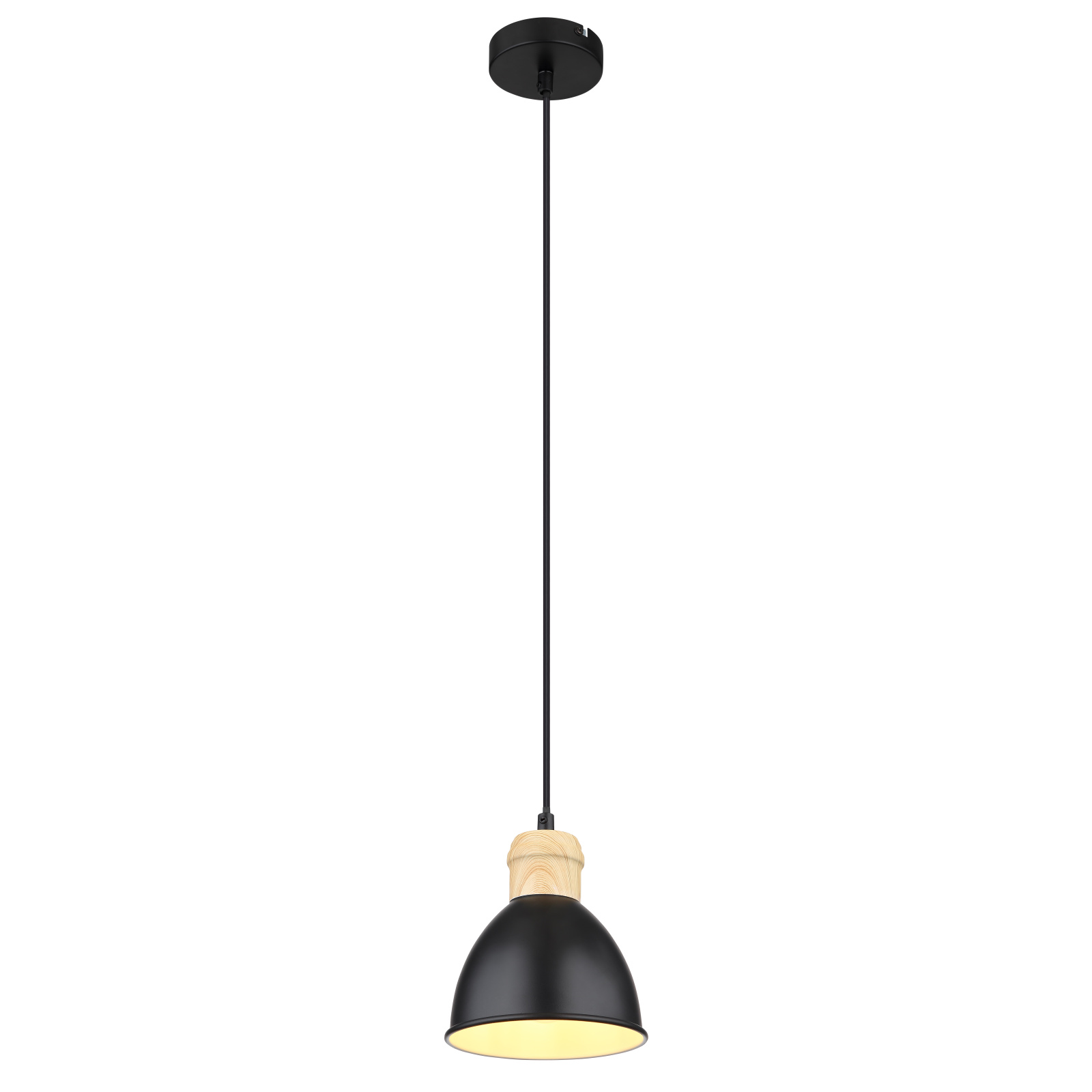 Globo Wiho fekete-barna függesztett spotlámpa (GLO-54018HS) E27 1 izzós IP20 Globo Wiho fekete-barna függesztett spotlámpa (GLO-54018HS) E27 1 izzós IP20