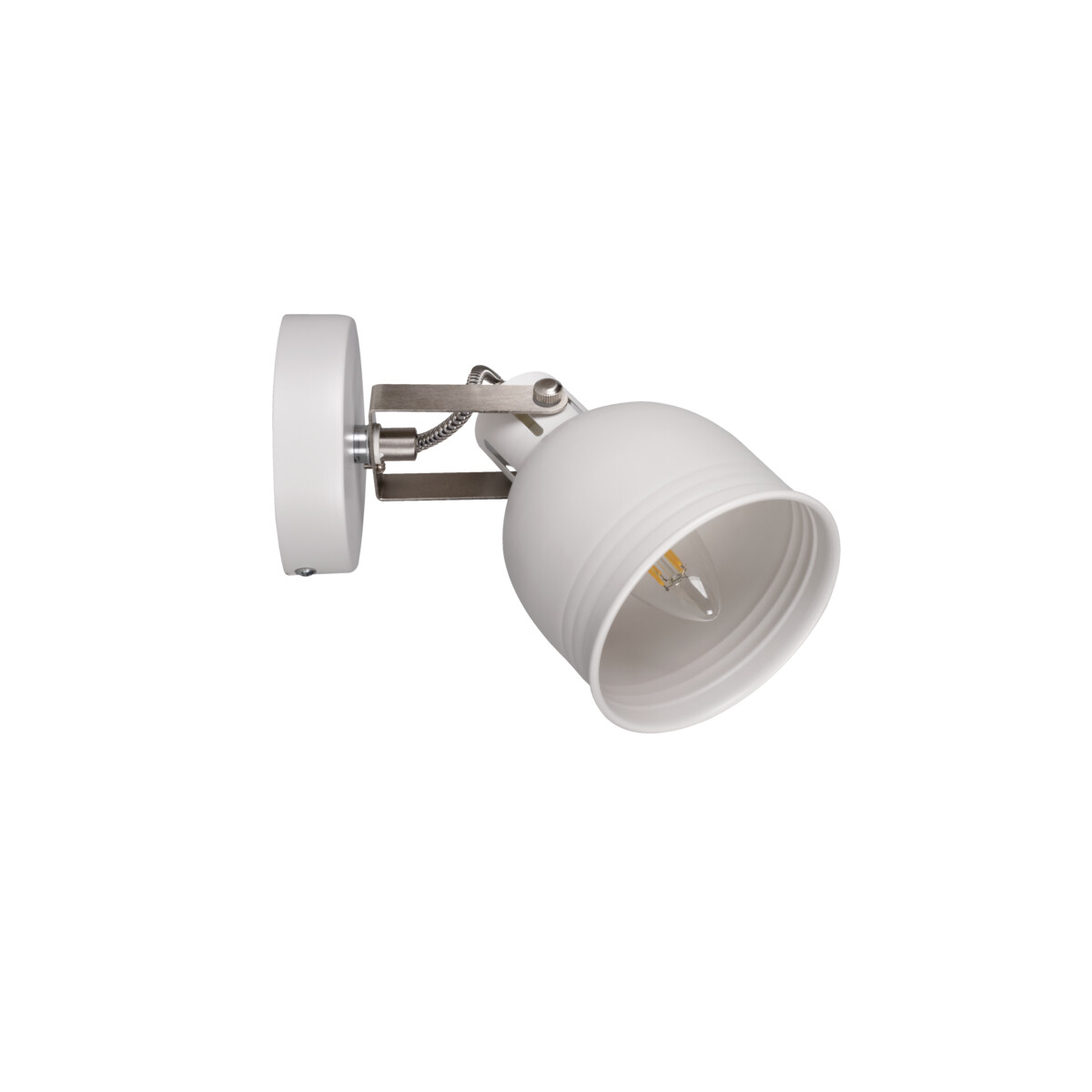 Kanlux Derato fehér-ezüst fali/mennyezeti spotlámpa (KAN-35641) E14 1 izzós IP20 Kanlux Derato fehér-ezüst fali/mennyezeti spotlámpa (KAN-35641) E14 1 izzós IP20