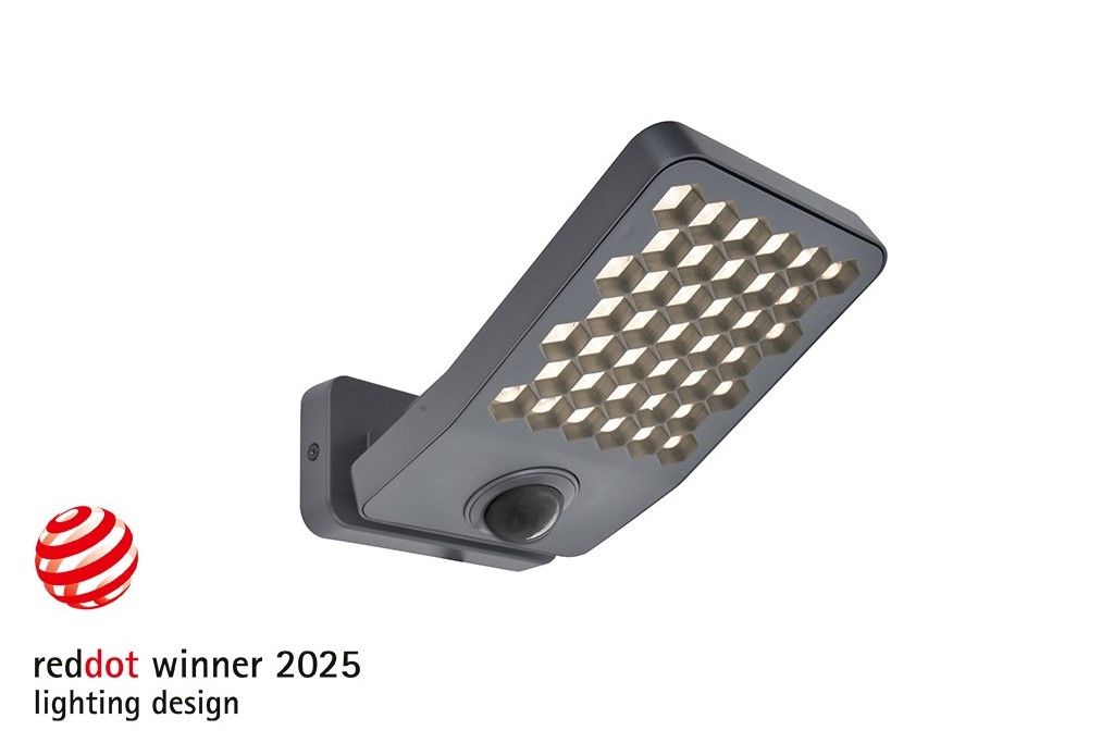 Lutec Atlantis sötétszürke napelemes LED kültéri fali lámpa (LUT-7801602118) LED 1 izzós IP54